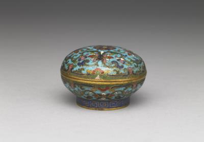 图片[2]-Copper box in cloisonne enamels, Qing dynasty (1644-1911)-China Archive